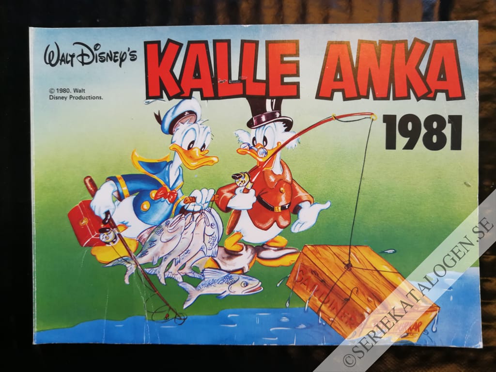 Framsida på Kalle Ankas julbok # (1980)