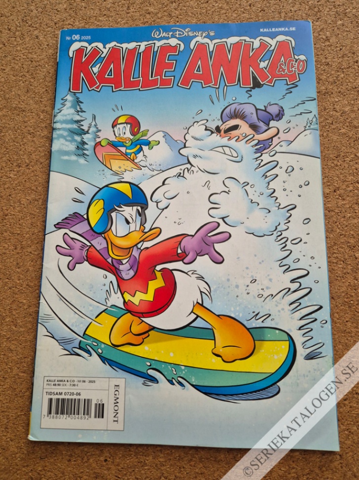 Framsida på Kalle Anka & C:o #6 (2025)