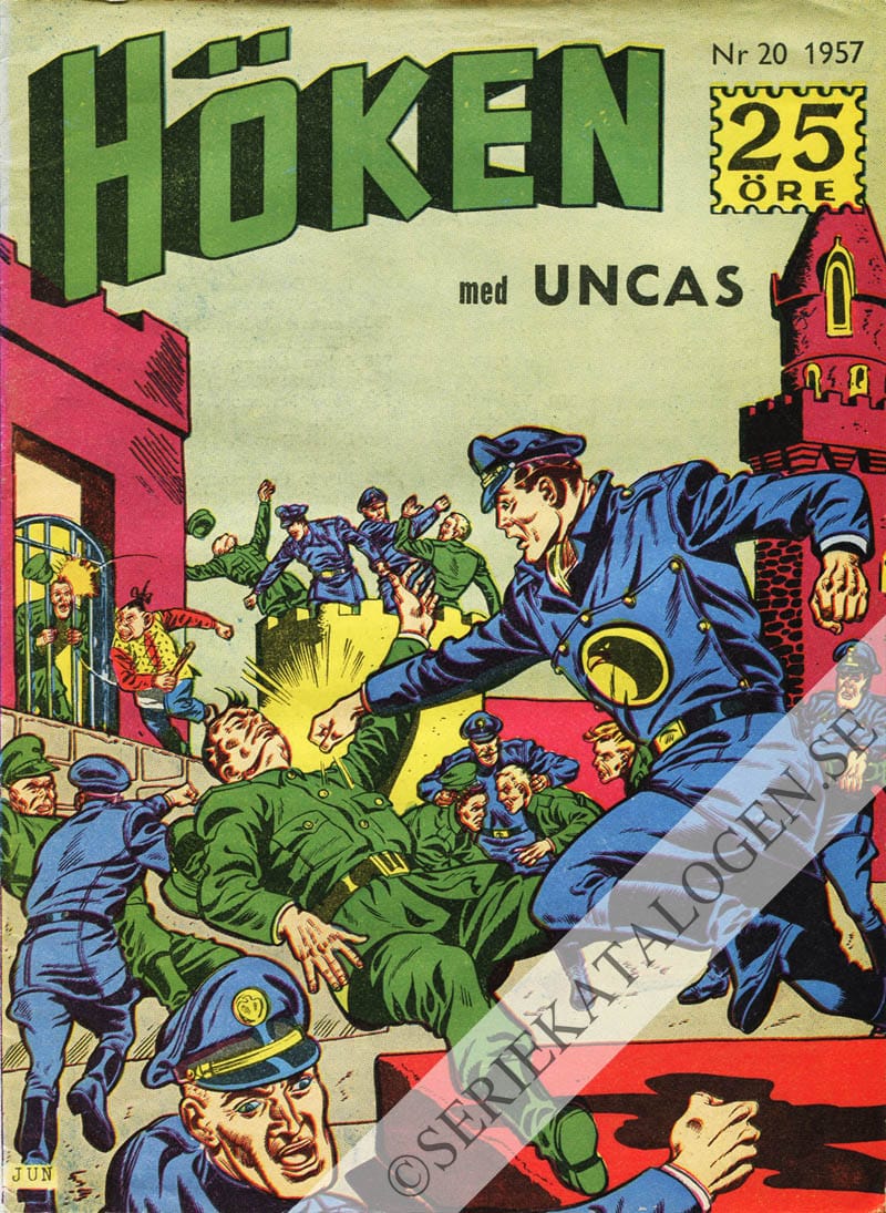 Framsida på Höken #20 (1957)