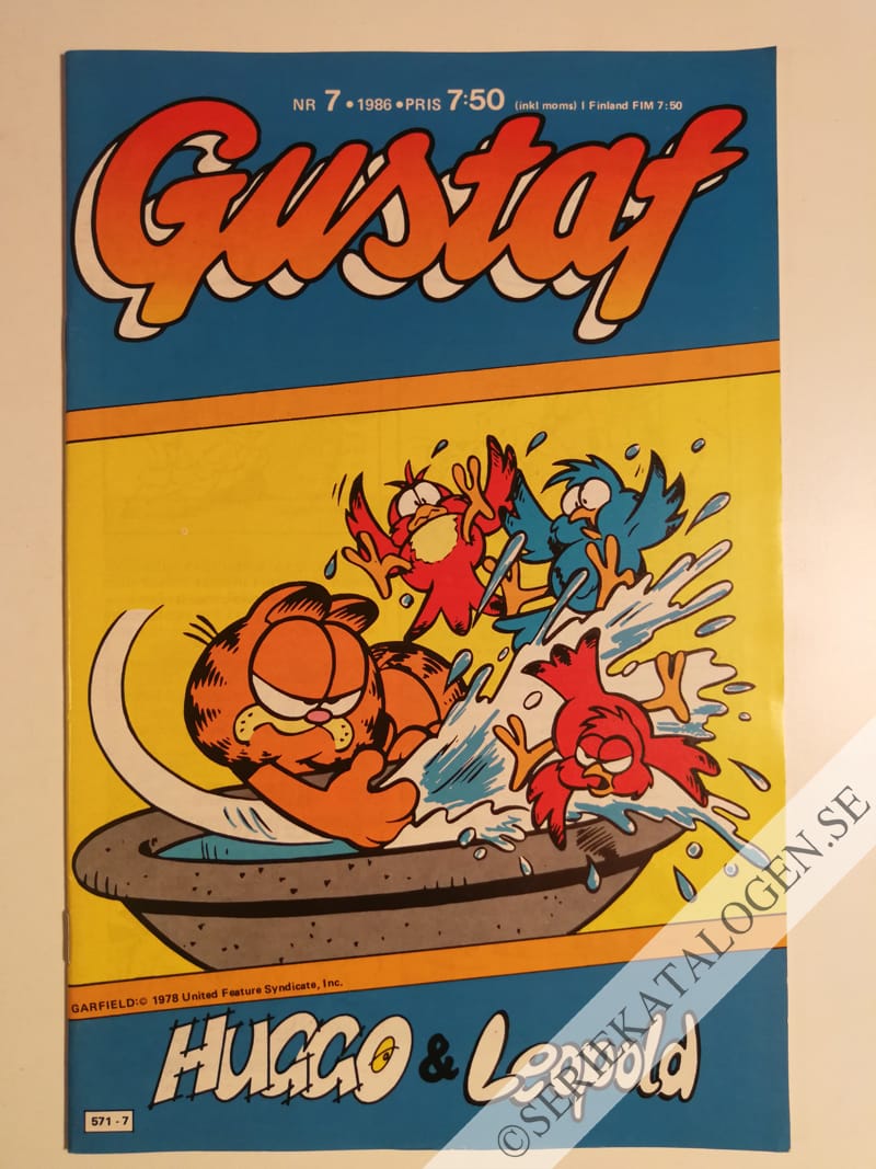 Framsida på Gustaf #7 (1986)