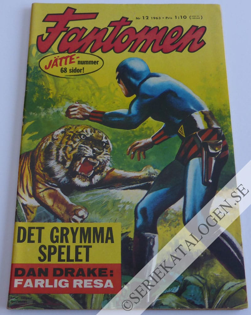 Framsida på Fantomen #12 (1963)
