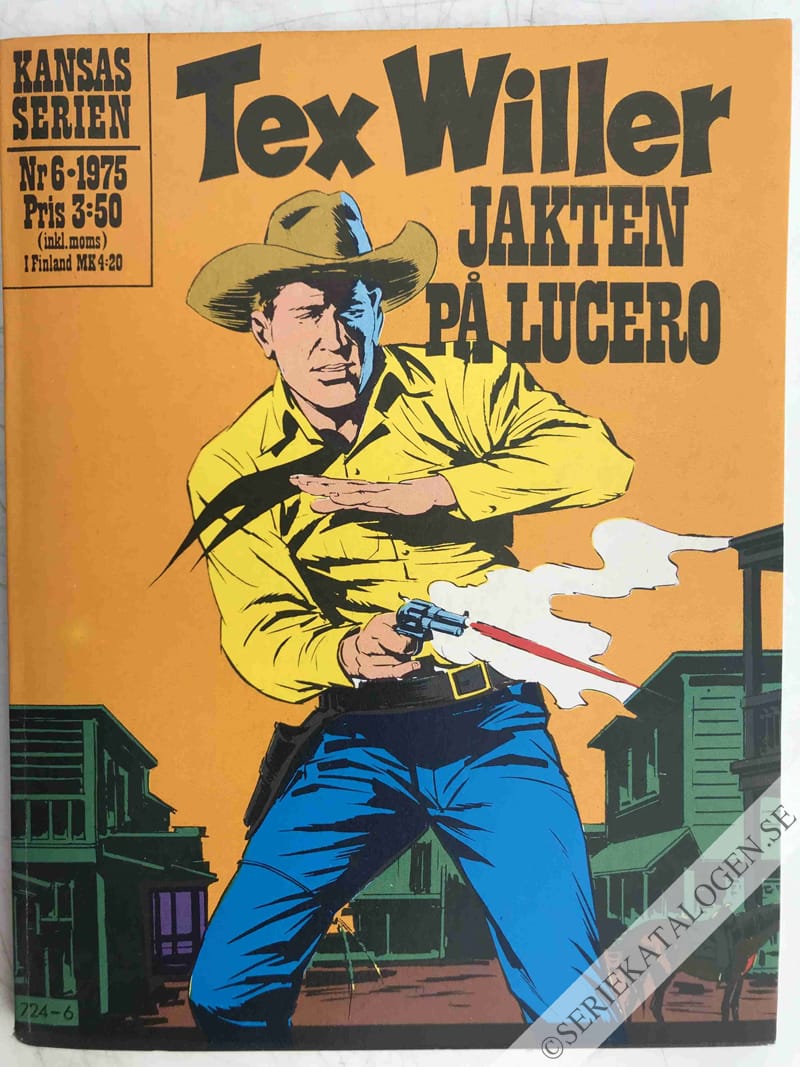 Framsida på Kansasserien Jakten på Lucero (1975)