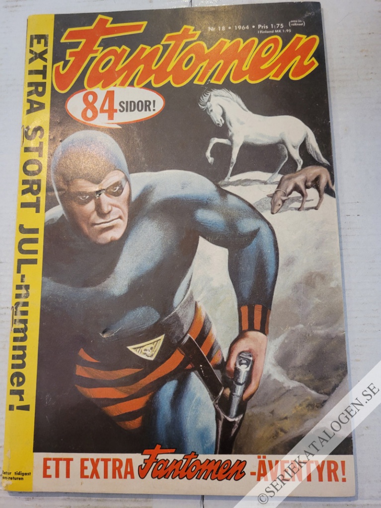 Framsida på Fantomen #18 (1964)