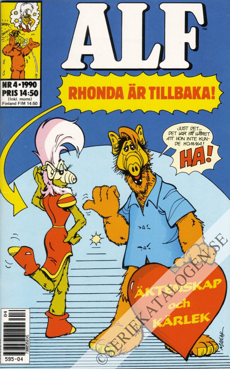 Framsida på Alf #4 (1990)
