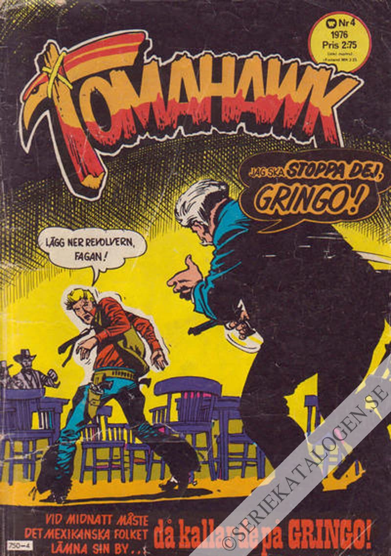 Framsida på Tomahawk #4 (1976)