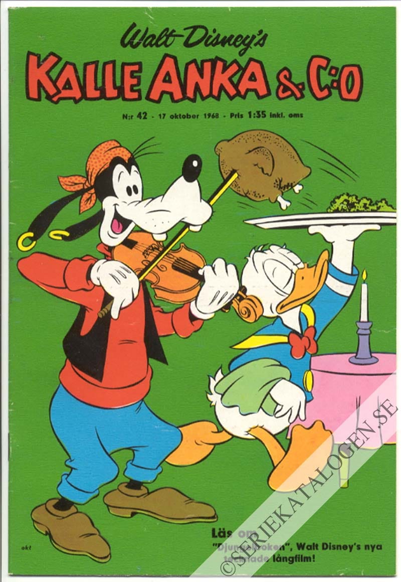 Framsida på Kalle Anka & C:o #42 (1968)