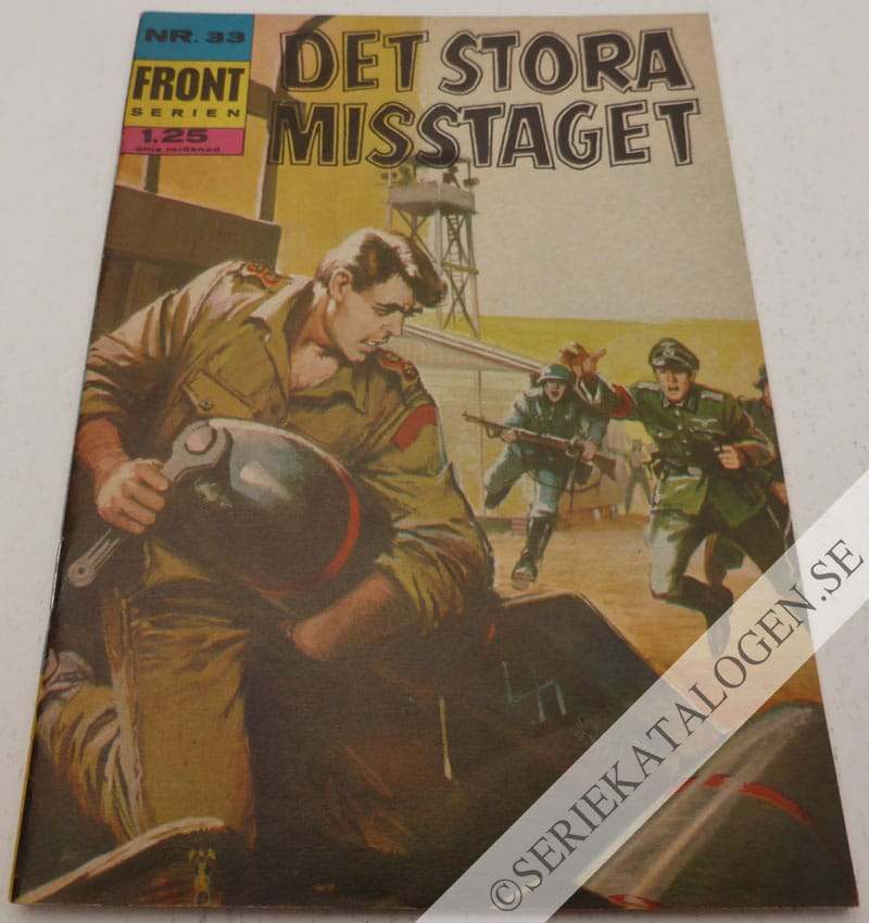 Framsida på Frontserien Det stora misstaget (1967)