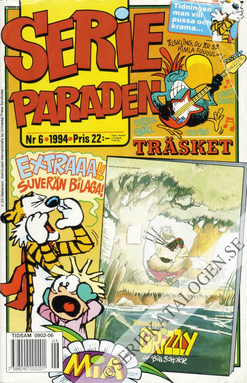 Framsida på Serie-paraden #6 (1994)