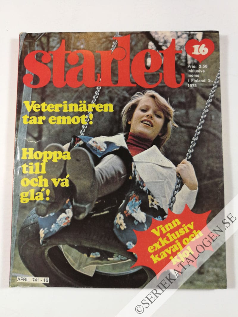 Framsida på Starlet #16 (1975)