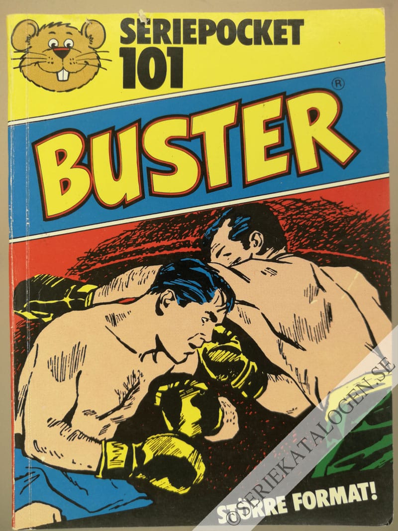 Framsida på Seriepocket #101 - Buster (1981)