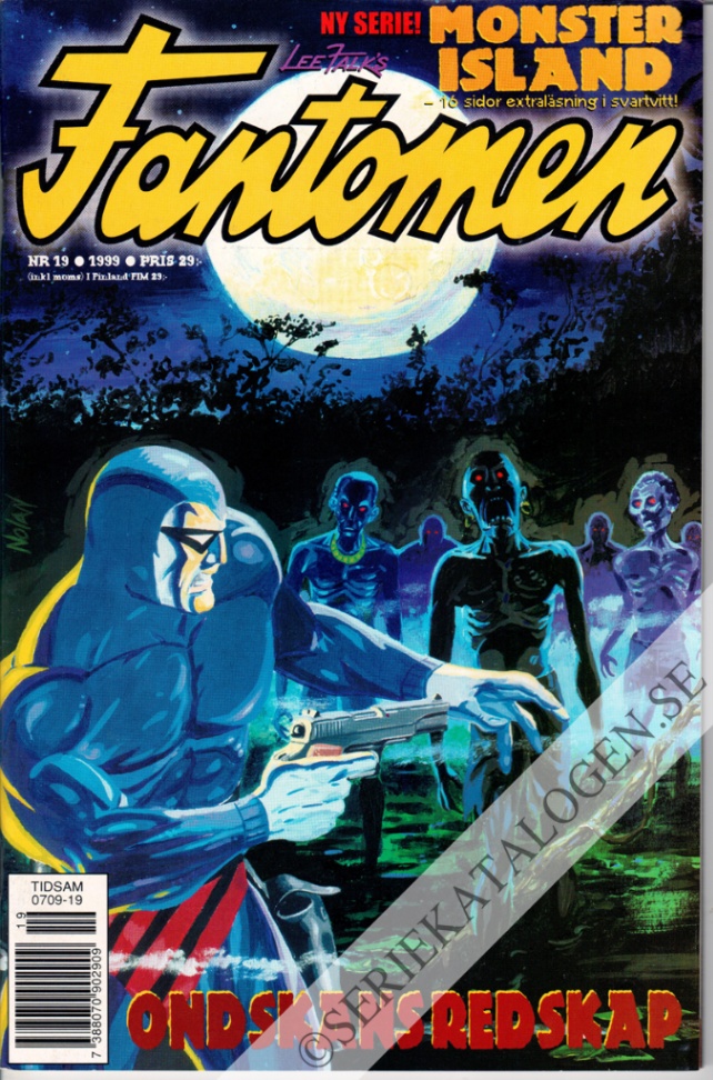 Framsida på Fantomen #19 (1999)