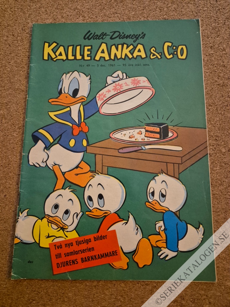 Framsida på Kalle Anka & C:o #49 (1961)