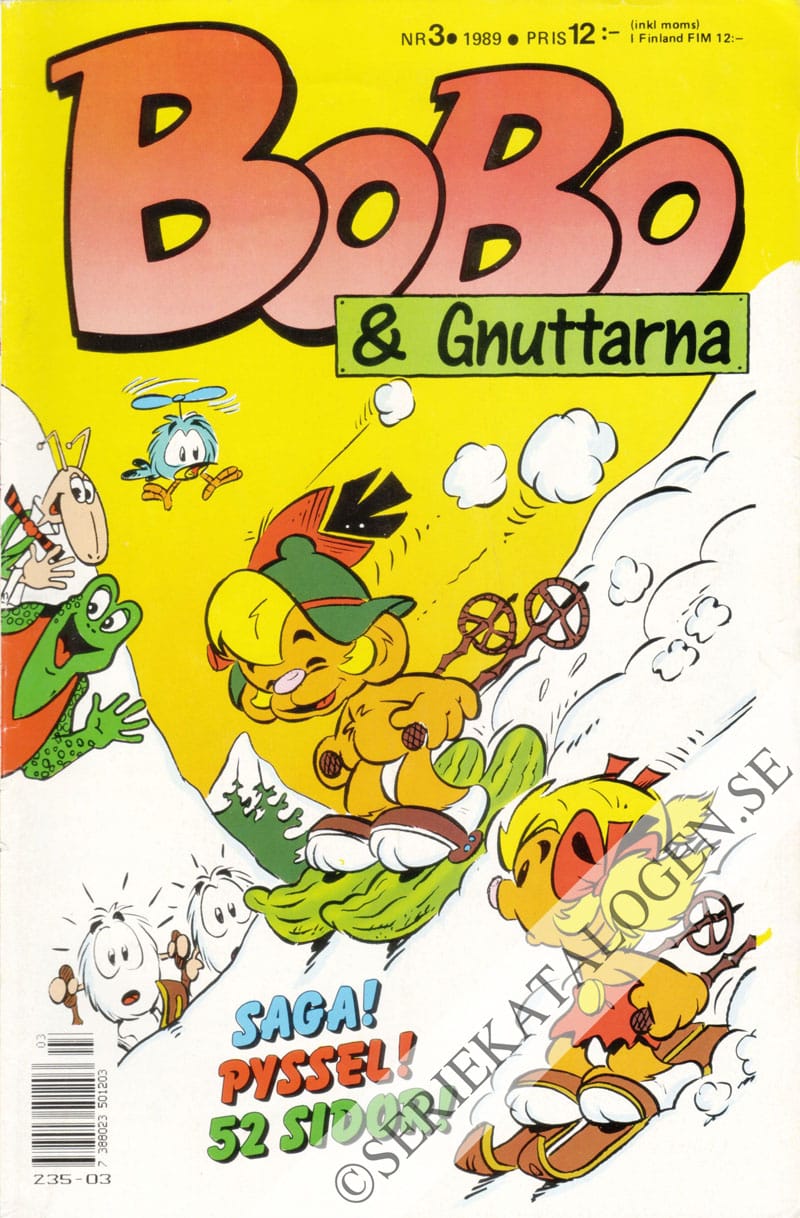 Framsida på Bobo & Gnuttarna #3 (1989)