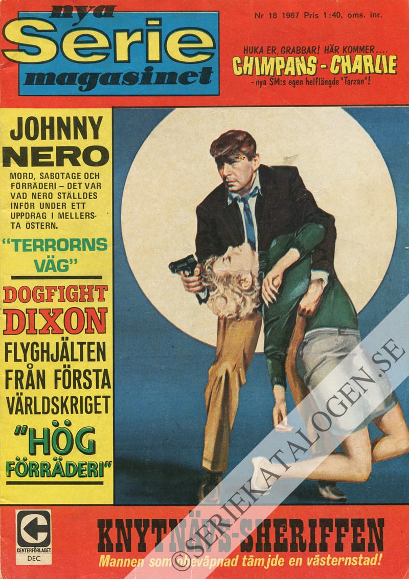 Framsida på Seriemagasinet #18 (1967)