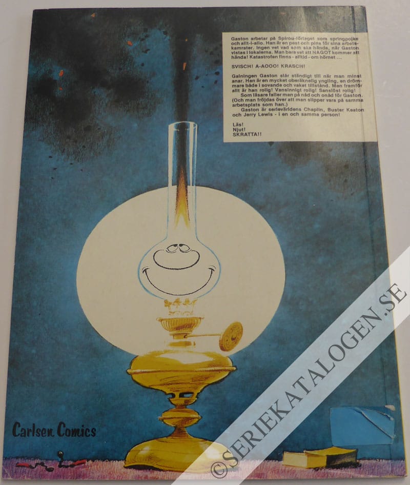 Baksida på Kontorets skräck (1977)