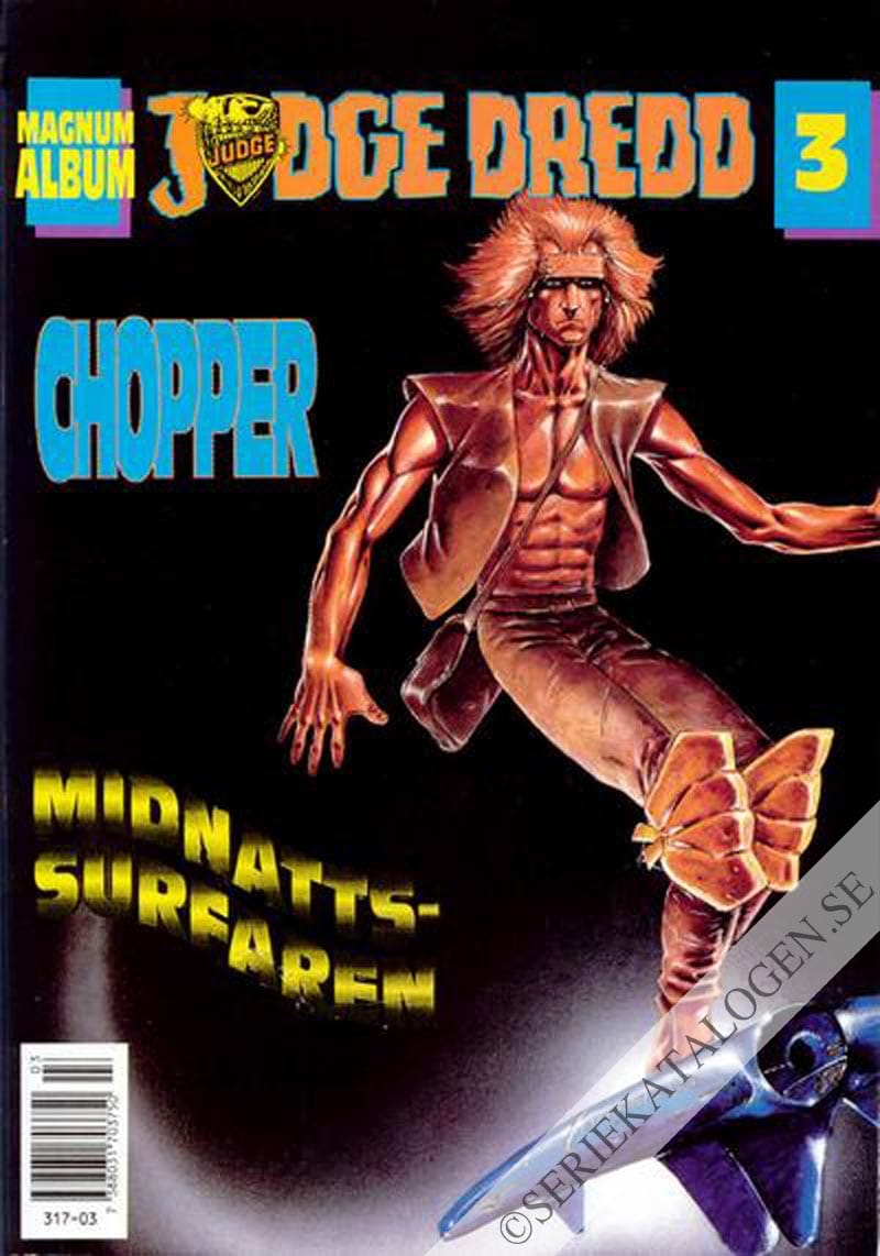 Framsida på Magnum album Judge Dredd - Chopper (1991)