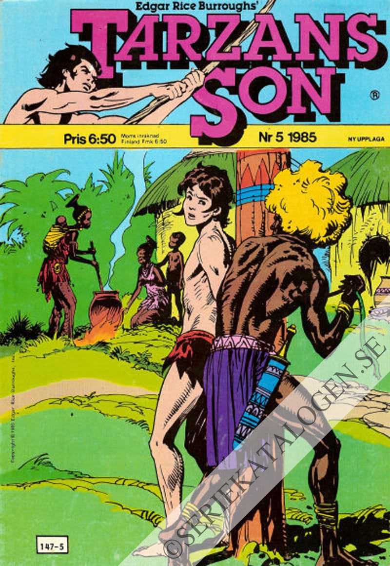 Framsida på Tarzans son #5 (1985)