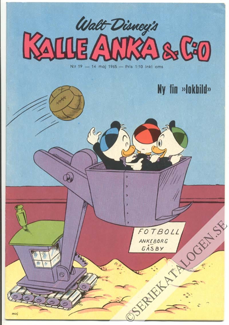 Framsida på Kalle Anka & C:o #19 (1965)