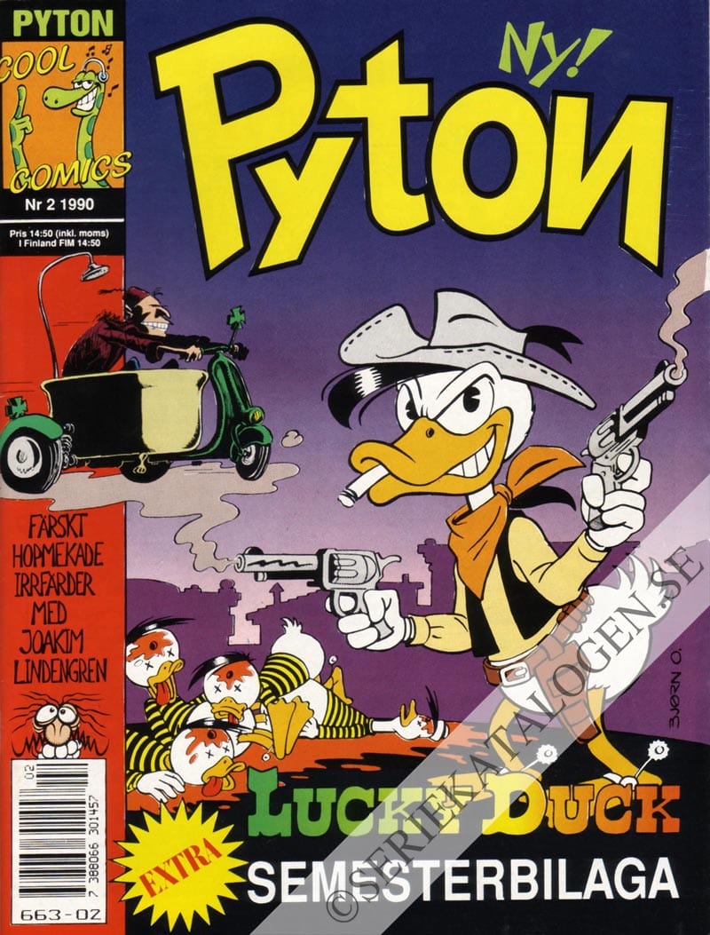 Framsida på Pyton #2 (1990)