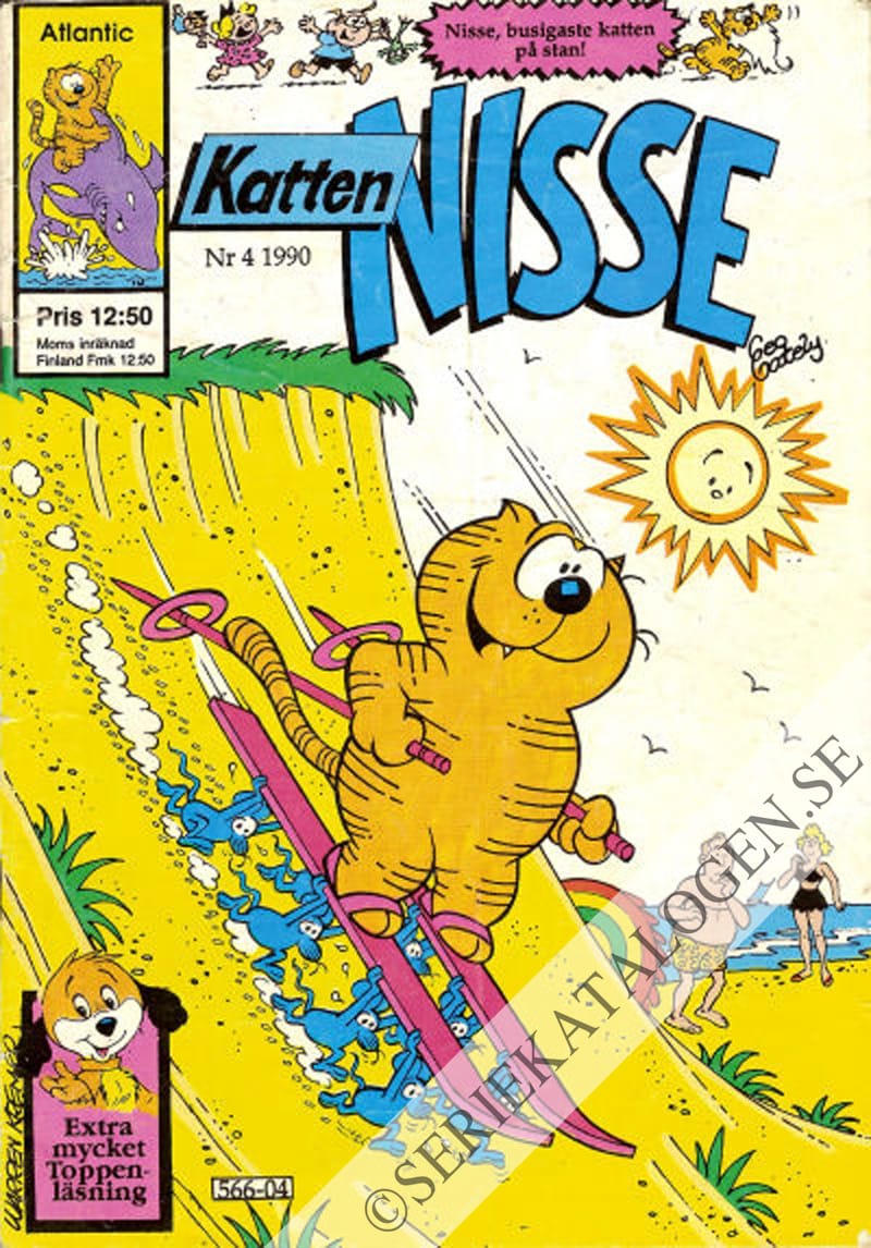 Framsida på Katten Nisse #4 (1990)