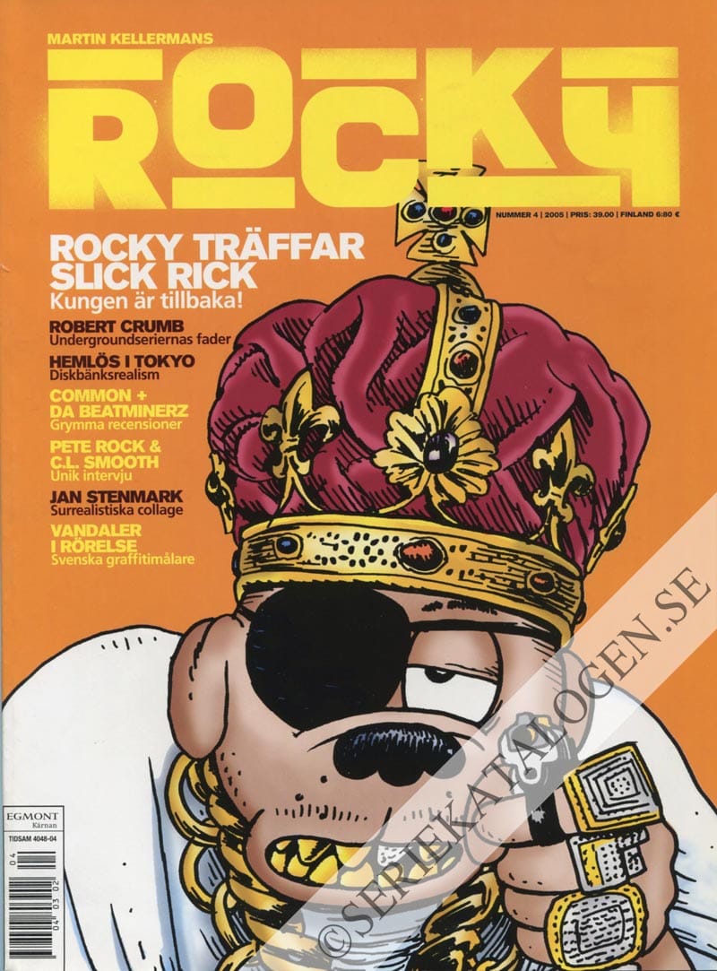 Framsida på Martin Kellermans Rocky Rocky träffar Slick Rick (2005)