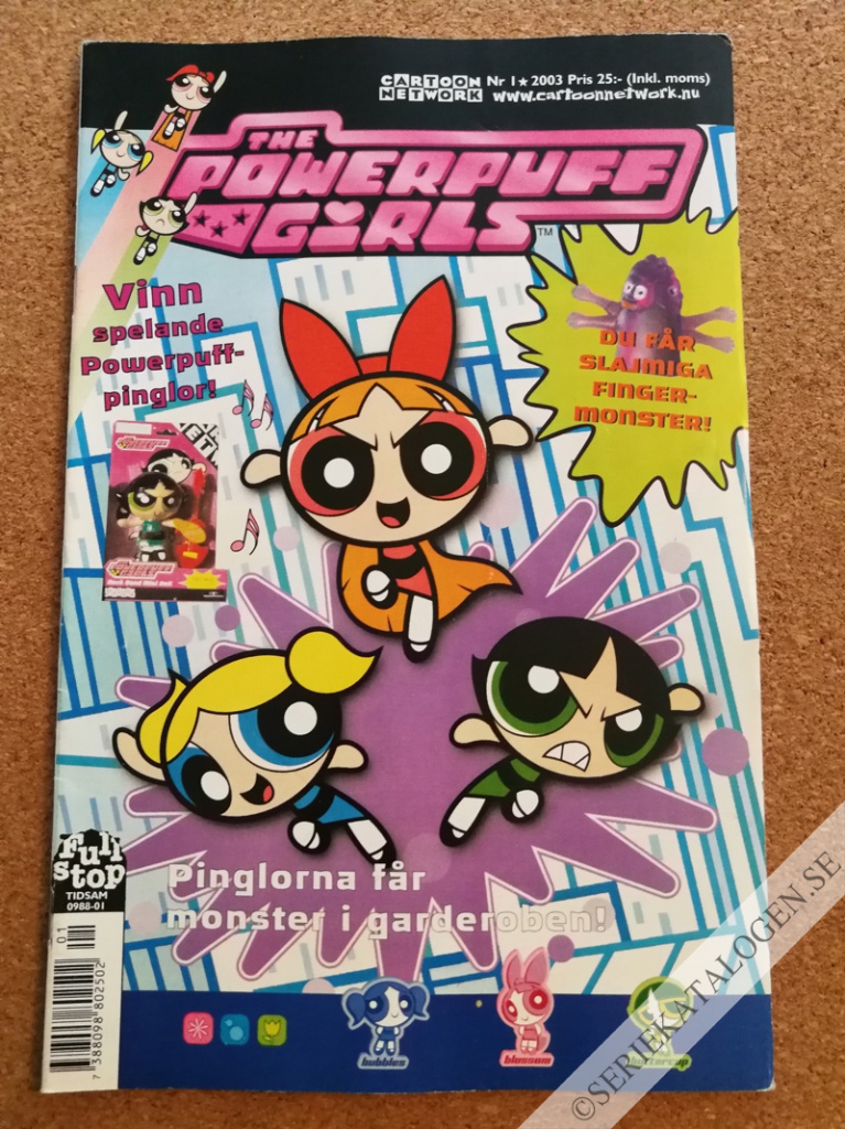 Framsida på The Powerpuff Girls #1 (2003)