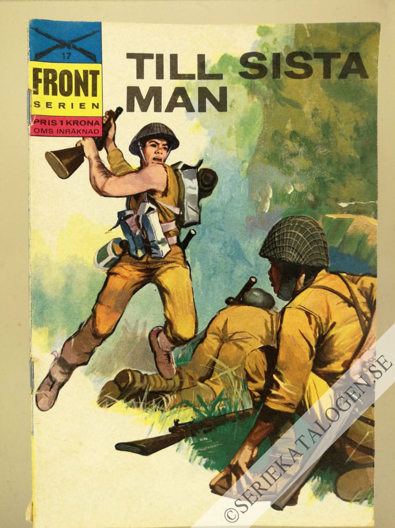 Framsida på Frontserien Till sista man (1966)