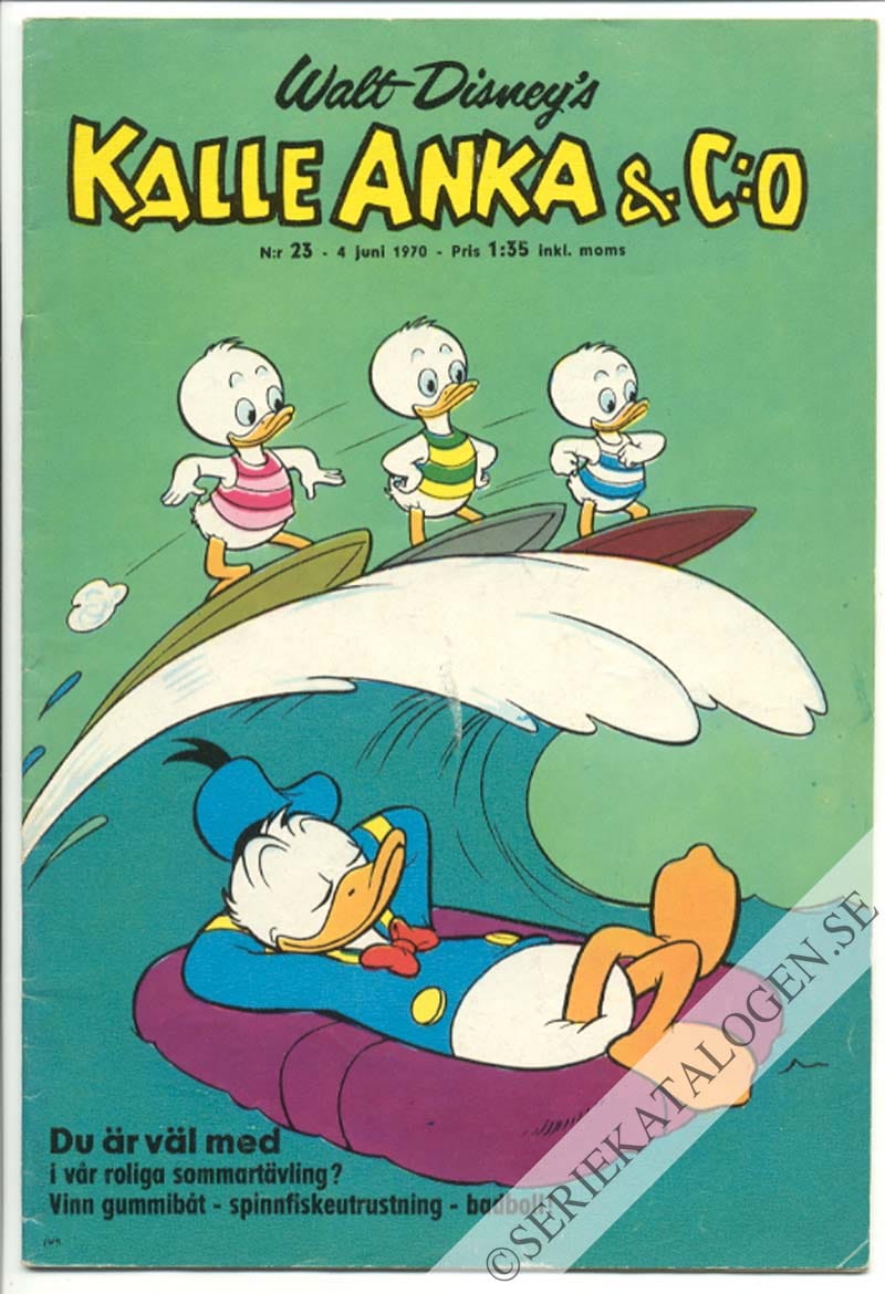 Framsida på Kalle Anka & C:o #23 (1970)