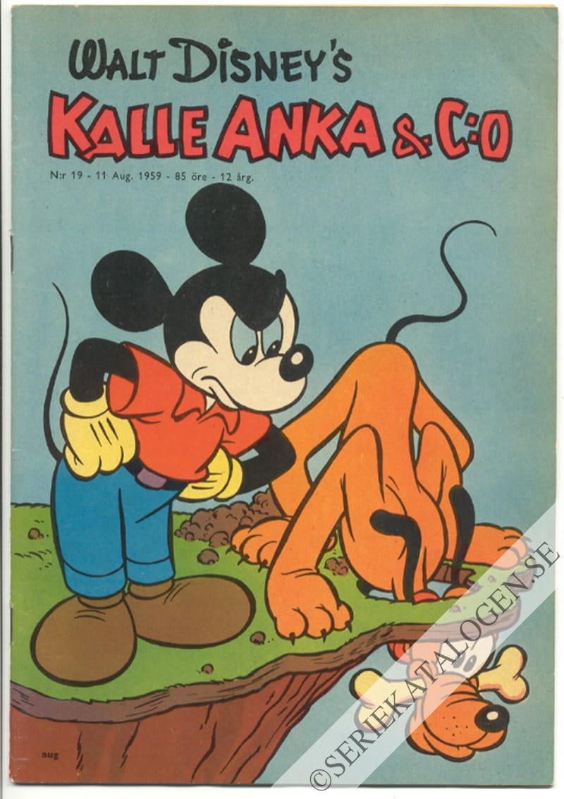 Framsida på Kalle Anka & C:o #19 (1959)