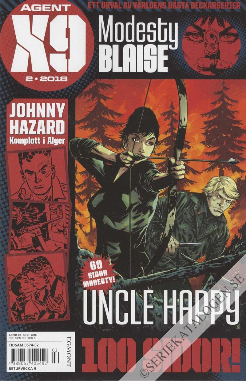 Framsida på Agent X9 #2 (2018)