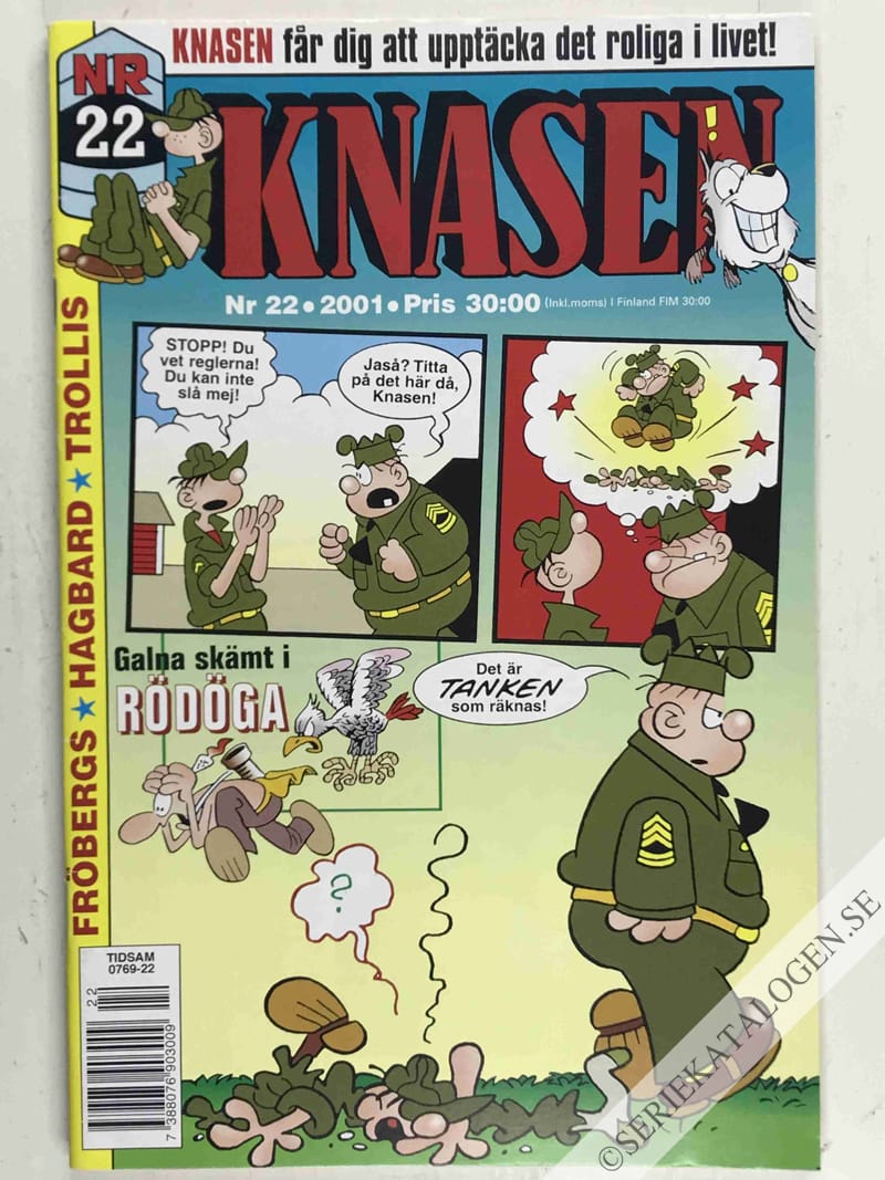 Framsida på Knasen #22 (2001)