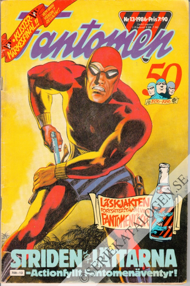 Framsida på Fantomen #13 (1986)