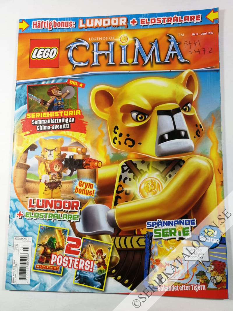 Framsida på Legends of Chima #3 (2015)