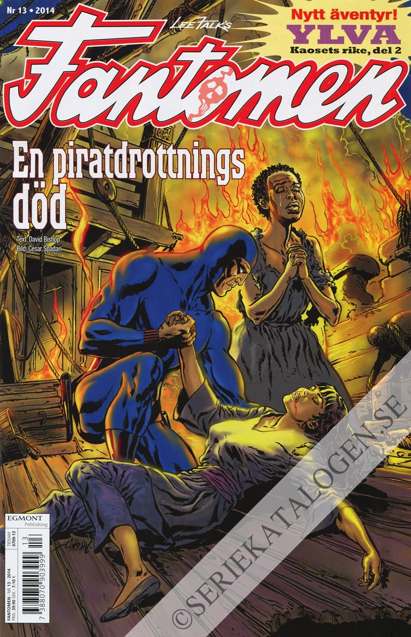 Framsida på Fantomen #13 (2014)
