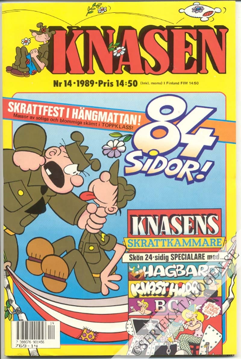 Framsida på Knasen #14 (1989)