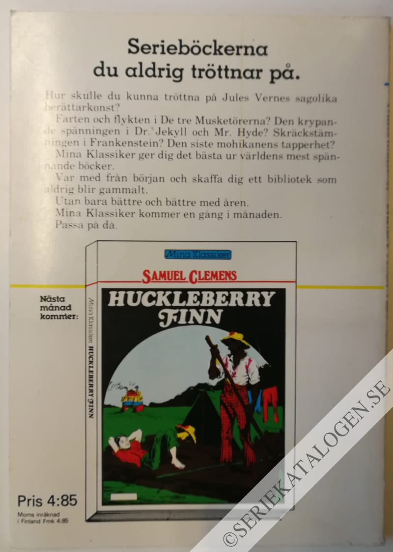 Baksida på Skriet från vildmarken (1979)