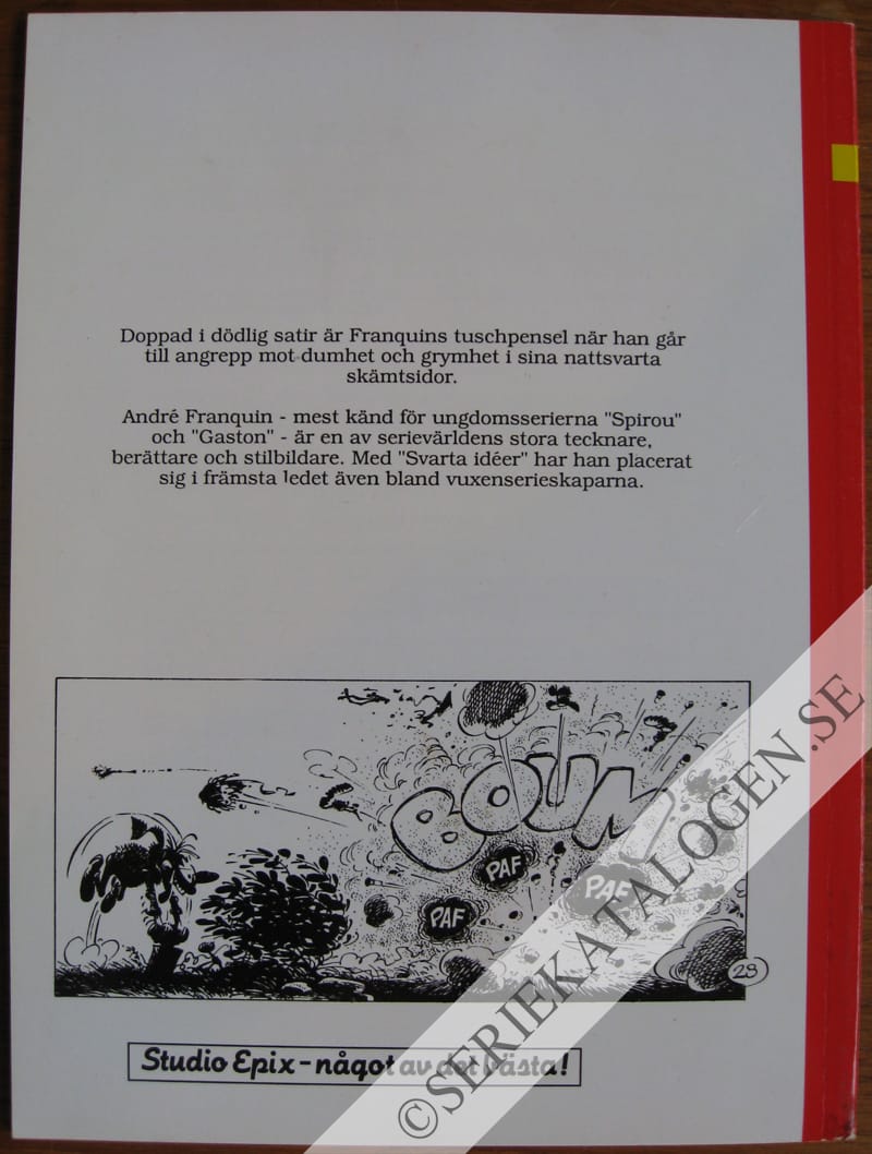 Baksida på Svarta idéer (1988)