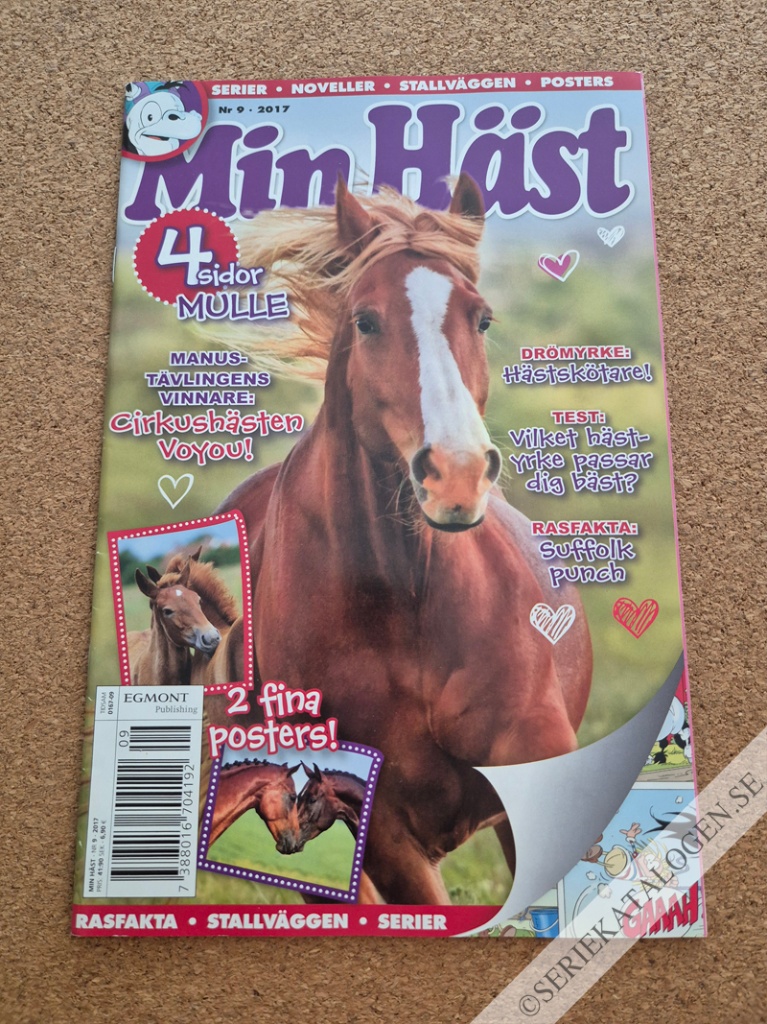 Framsida på Min häst #9 (2017)