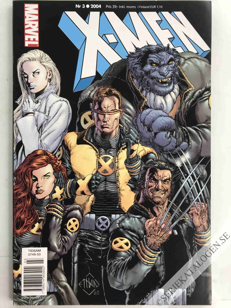 Framsida på X-Men #3 (2004)