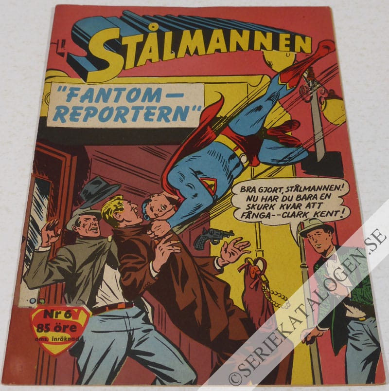 Framsida på Stålmannen #6 (1962)