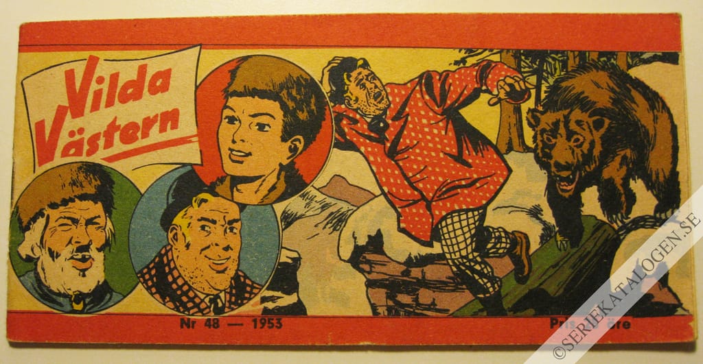 Framsida på Vilda Västern #48 (1953)