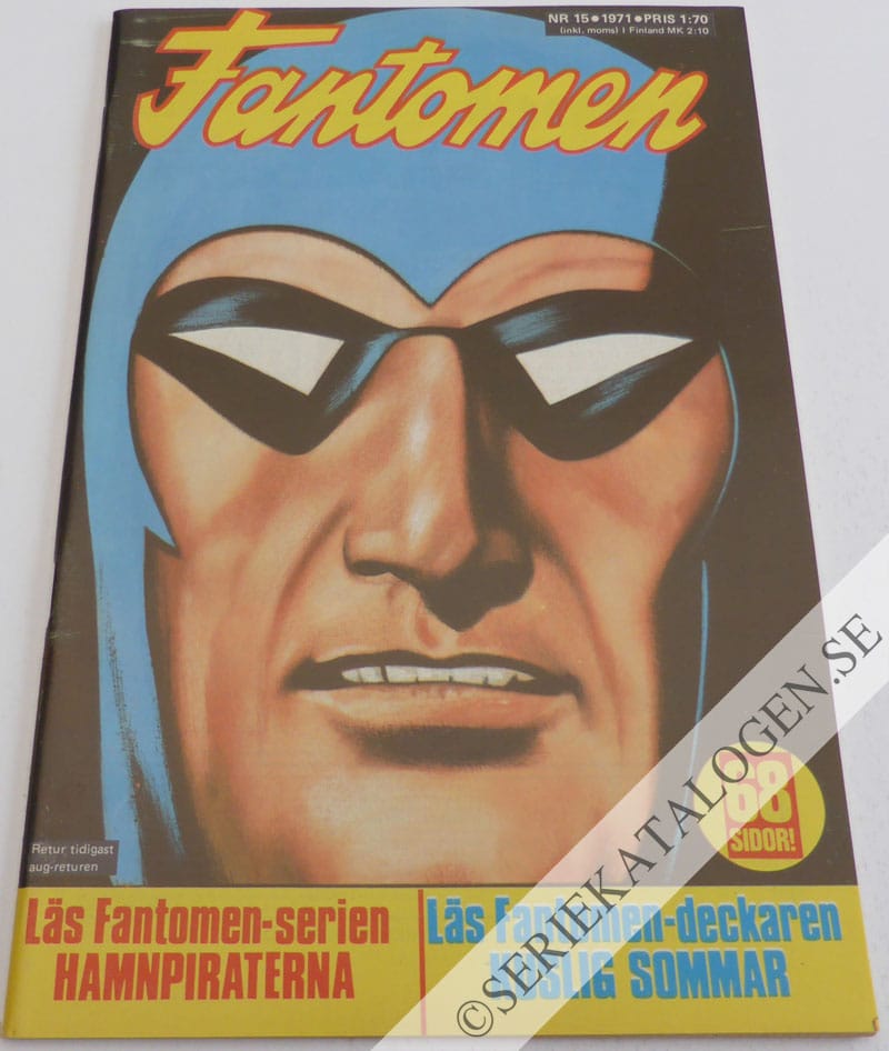 Framsida på Fantomen #15 (1971)