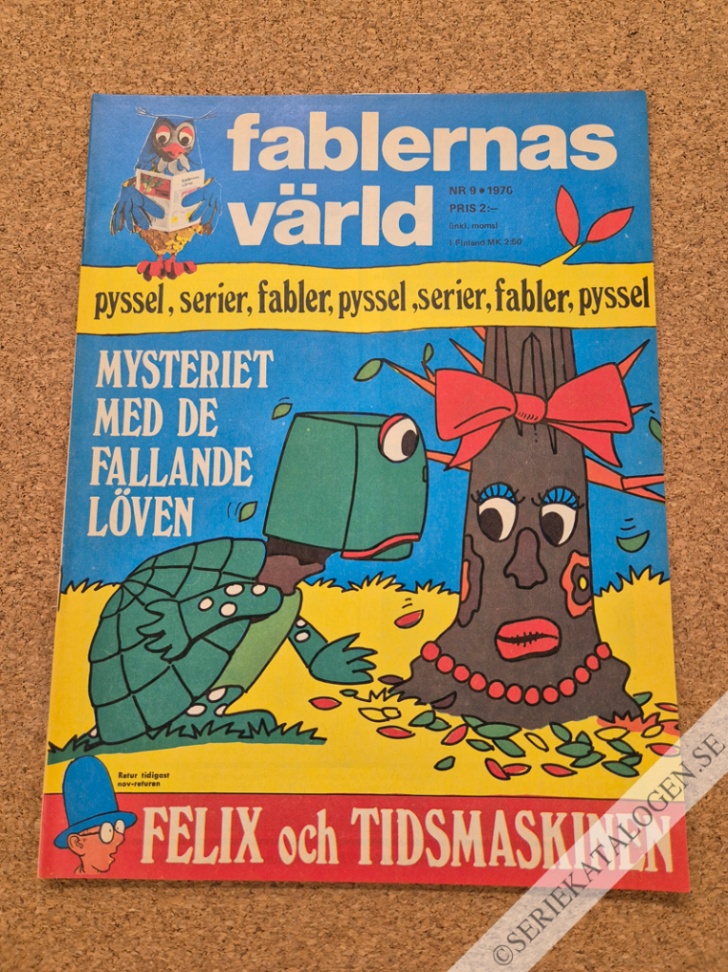 Framsida på Fablernas värld #9 (1970)