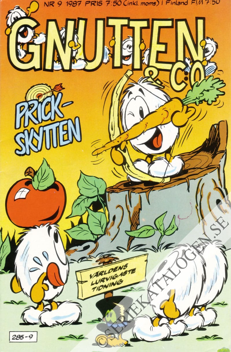 Framsida på Gnutten & C:o #9 (1987)