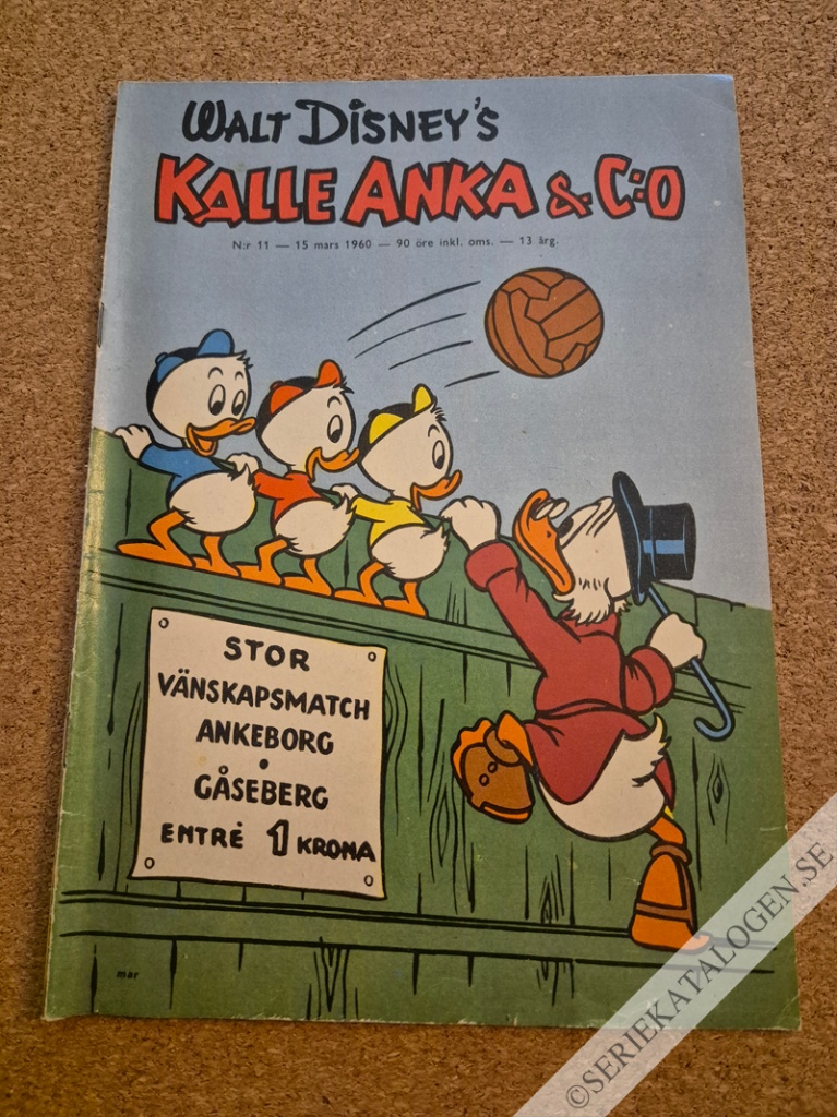 Framsida på Kalle Anka & C:o #11 (1960)