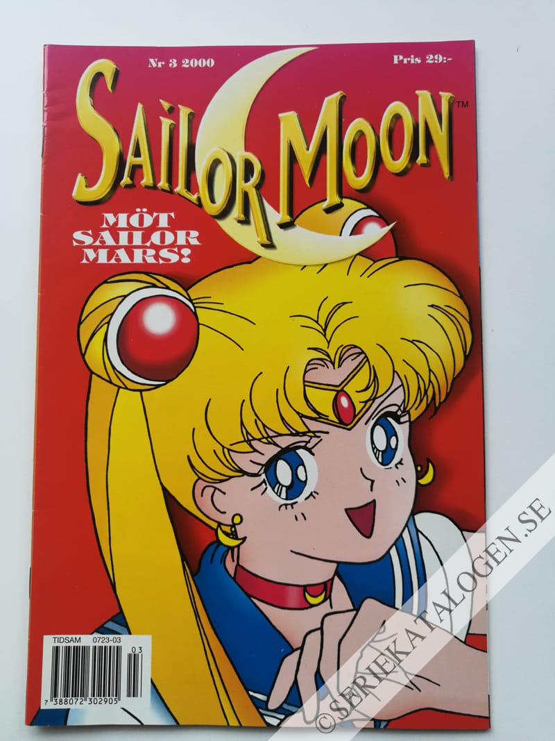 Framsida på Sailor Moon #3 - Möt Sailor Mars! (2000)