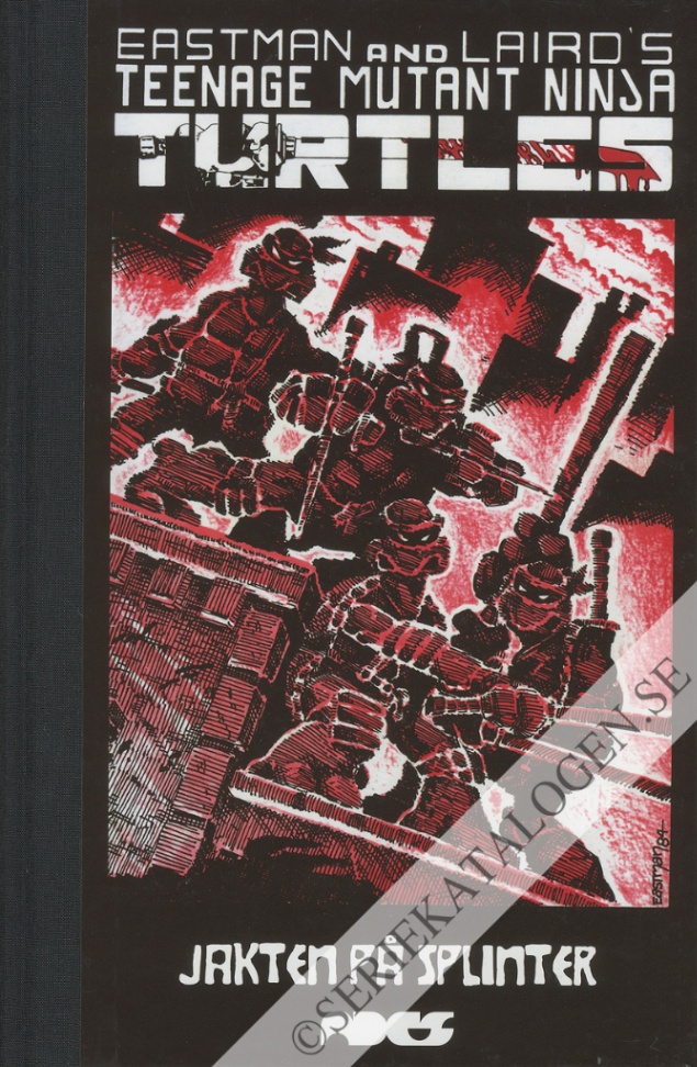 Framsida på Teenage mutant ninja Turtles Jakten på splinter (2022)