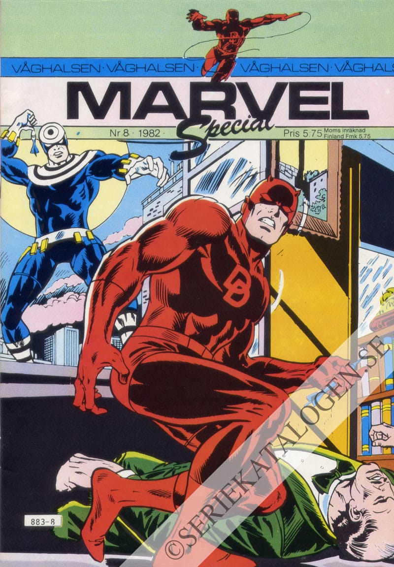 Framsida på Marvel special #8 (1982)