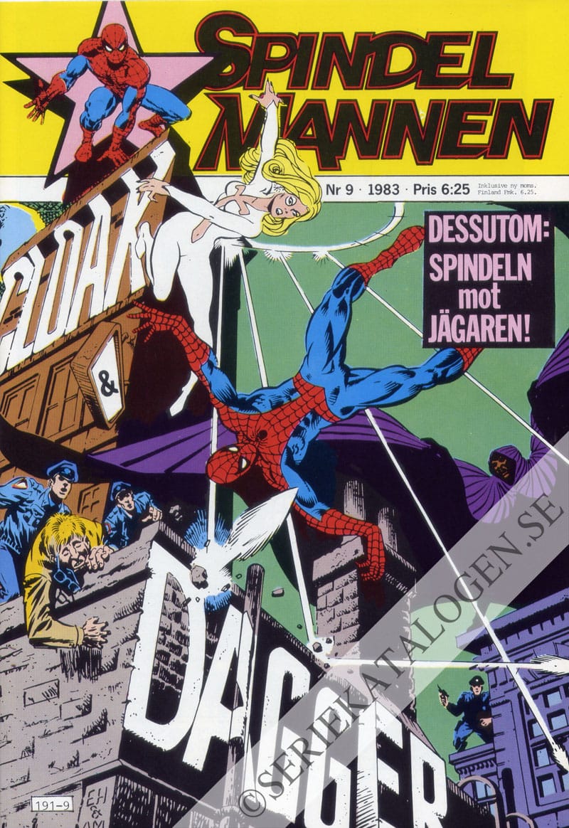 Framsida på Spindelmannen #9 (1983)