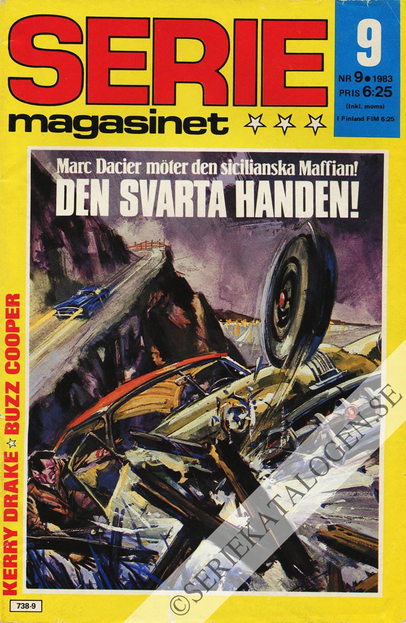 Framsida på Seriemagasinet #9 (1983)